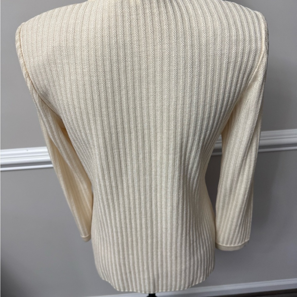 St John jacket 4 Cream Button-Up Women's jacket - Picture 3 of 10